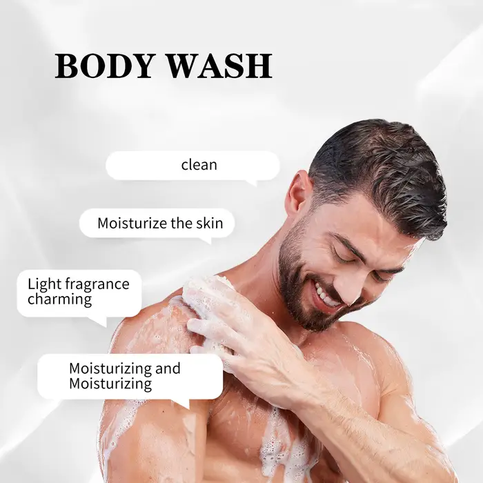 YILEST Lavage corporel au charbon de bois et au citron Nettoyage en profondeur