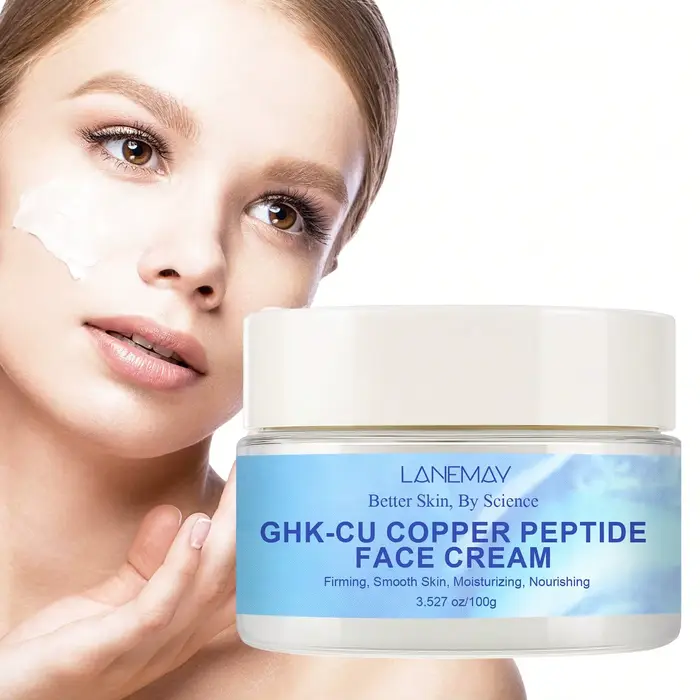 Crème peptidique de cuivre GHK-Cu | Humidité intense et verrouillage d'hydratation 72H | Firms,