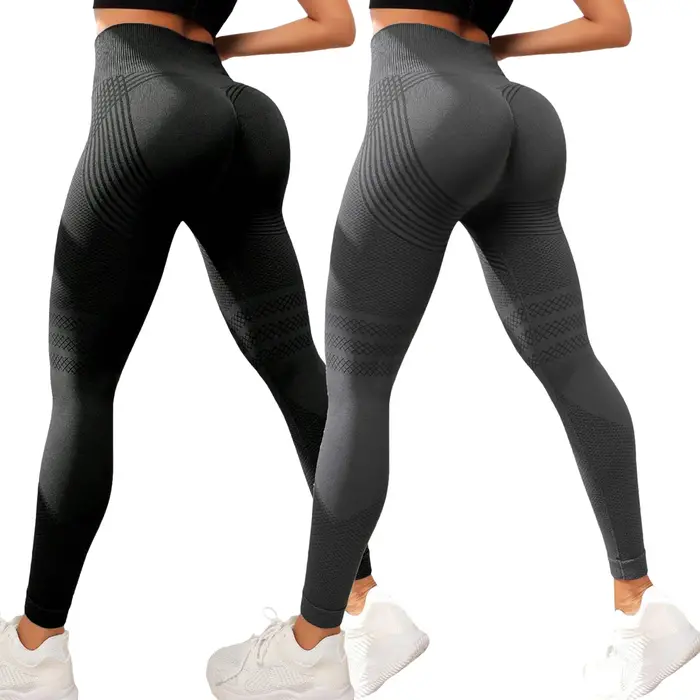 Leggings de compression 3D amincissants anti-cellulite pour femme, taille haute, sans couture, effet