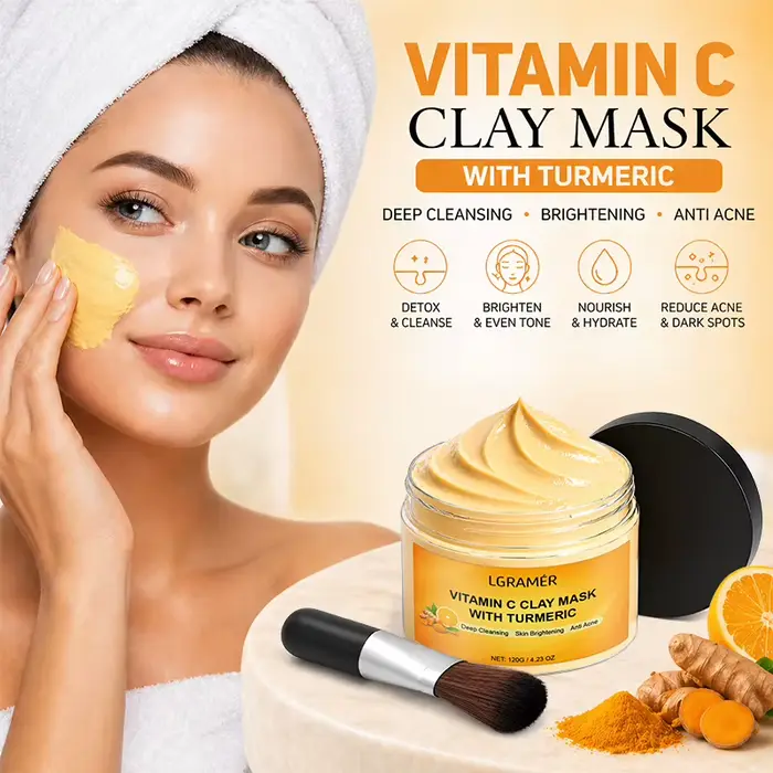 Masque à l'argile au curcuma 120g