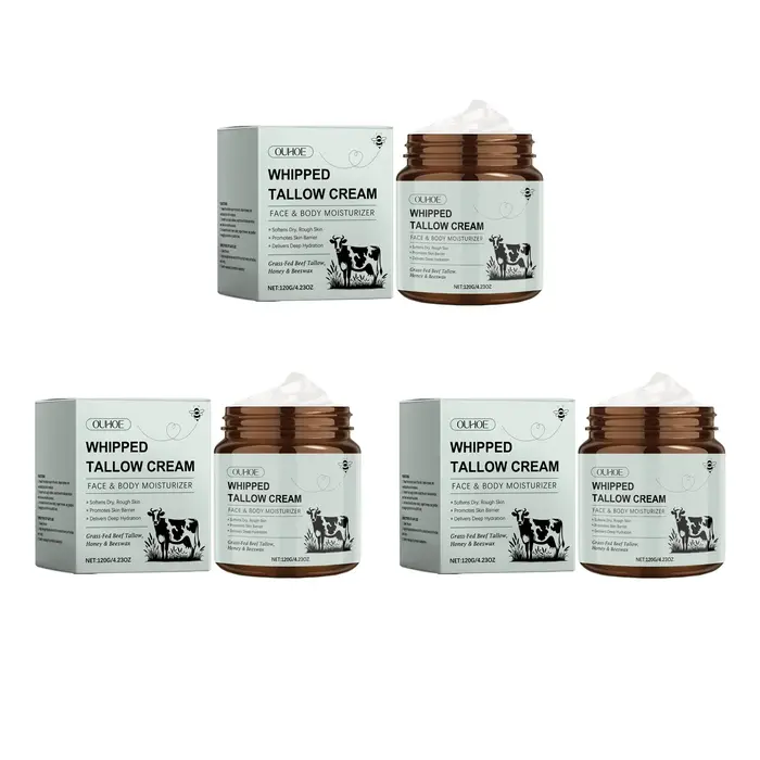 Crème Tallow fouettée, nourrissante en profondeur
