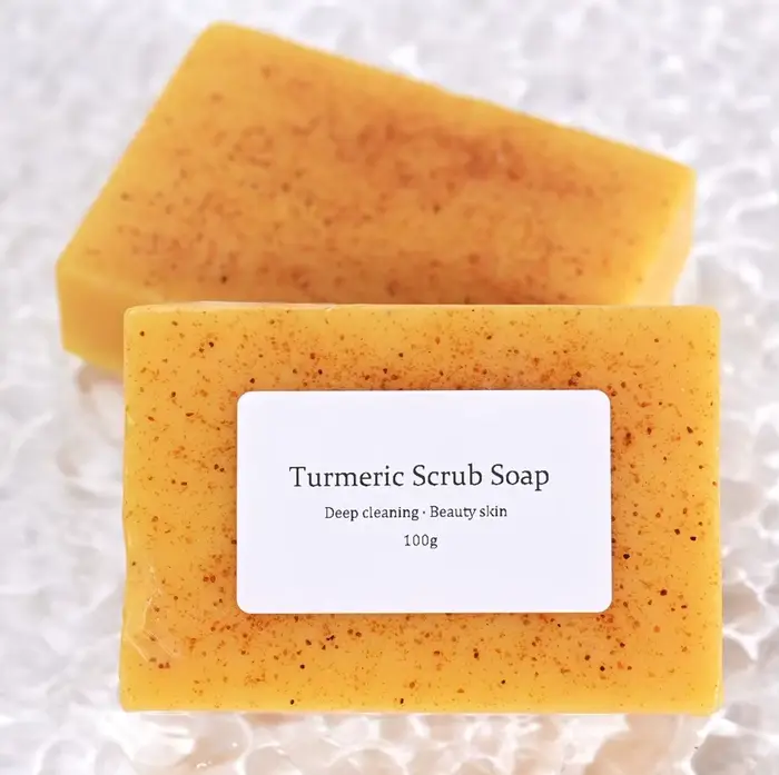 Savon de gommage kojique au curcuma naturel