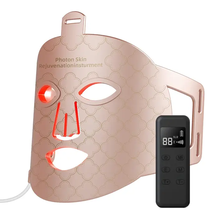 7 couleurs Photon rajeunissement de la peau rouge LED thérapie par la lumière masque facial proche i