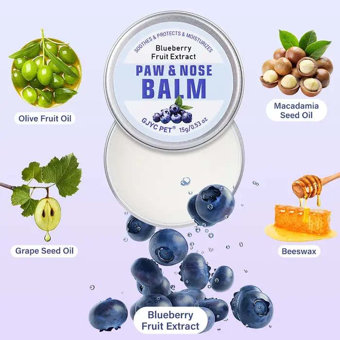 Baume pour pattes et nez secs et gercés