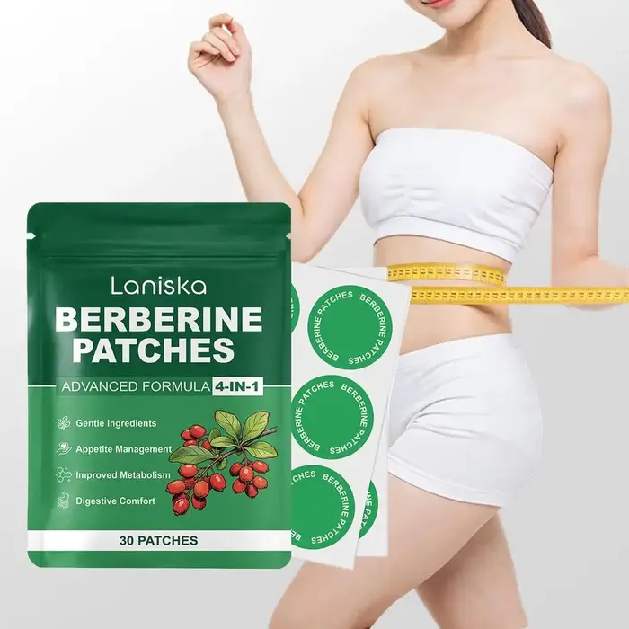 LANISKA 1/3/5 sachets de patchs à la berbérine pour améliorer l'apparence de la peau et la vitalité du corps