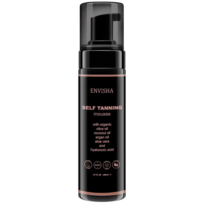 Spray mousse autobronzant pour les soins de la peau du corps