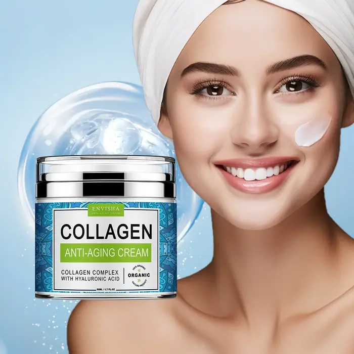 ENVISHA crème pour le visage collagène acide hyaluronique soin de la peau Anti-rides hydratant Anti-âge nuit rétrécissement Pores blanchissant lisse