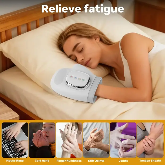 Masseur de mains avec compression par airbag