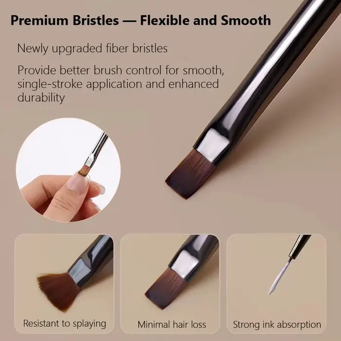 Ensemble de brosses à ongles en acrylique pour Gel UV, Extension de pointes d'ongles, outils de Salo