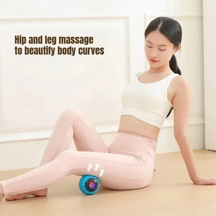 Balle de massage vibrante rechargeable à 5 vitesses