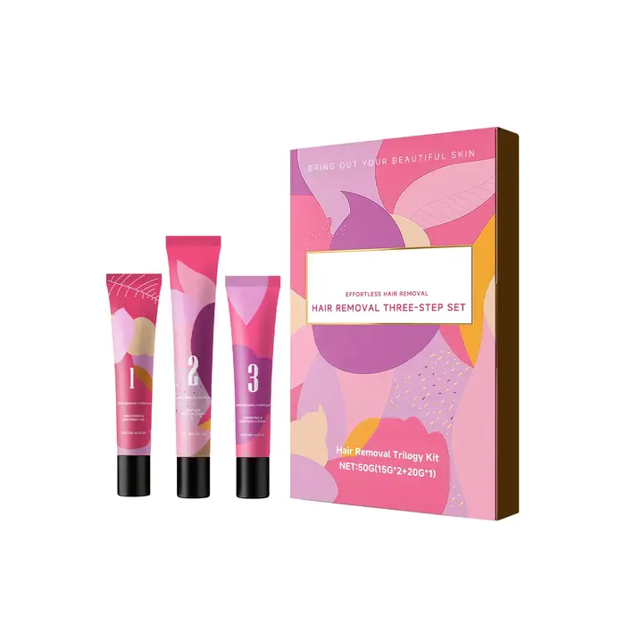 Crème dépilatoire douce pour le visage féminin, convient aux poils épais, fins et rebelles sur le me