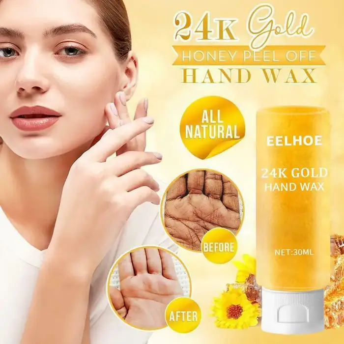 Cire au miel crème pour les mains hydratante exfoliante lisse raffermissant Gel hydratant 30g