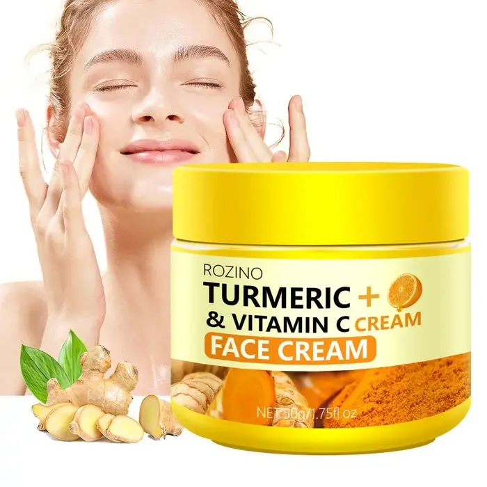 Crème au curcuma et à la vitamine C