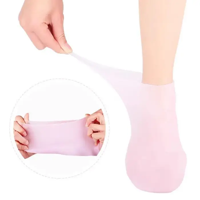 Chaussettes en gel hydratant en silicone