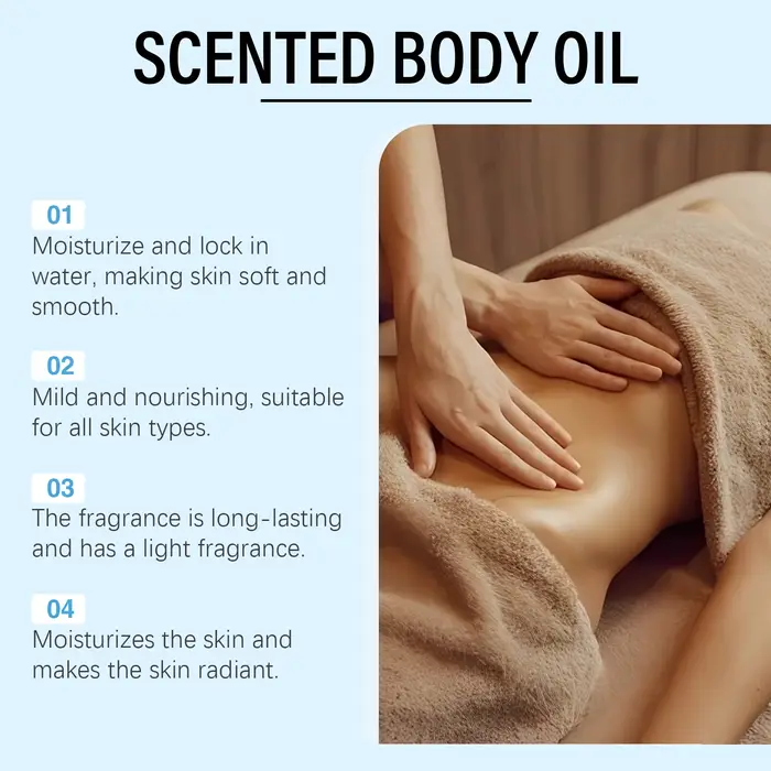 Huile de Massage corporel au caramel et vanille
