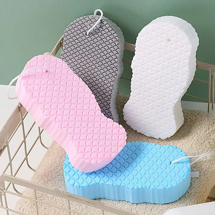 Éponge douce exfoliante pour le corps