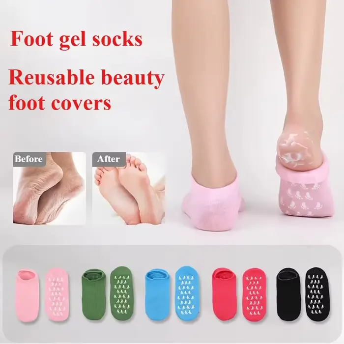 Chaussettes hydratantes pour les pieds
