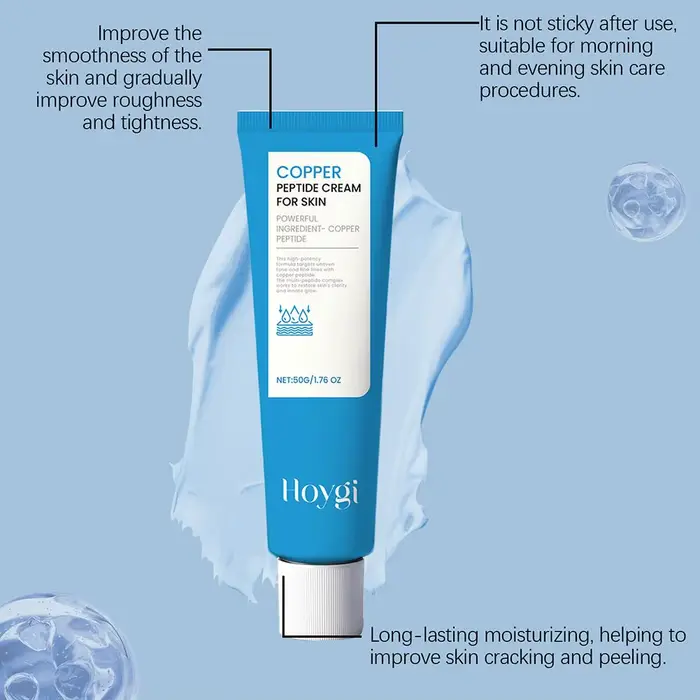 Crème au cuivre et aux peptides 50g pour le visage