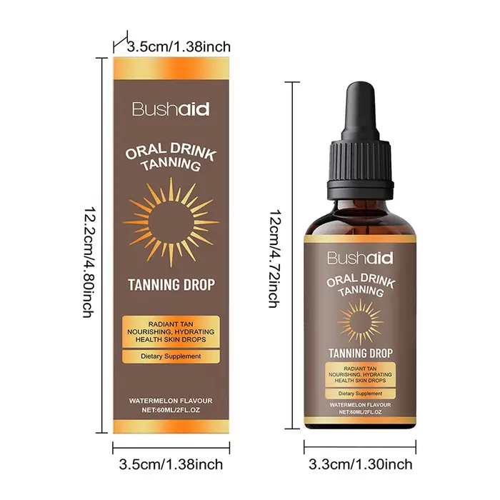 Gouttes de bronzage pastèque