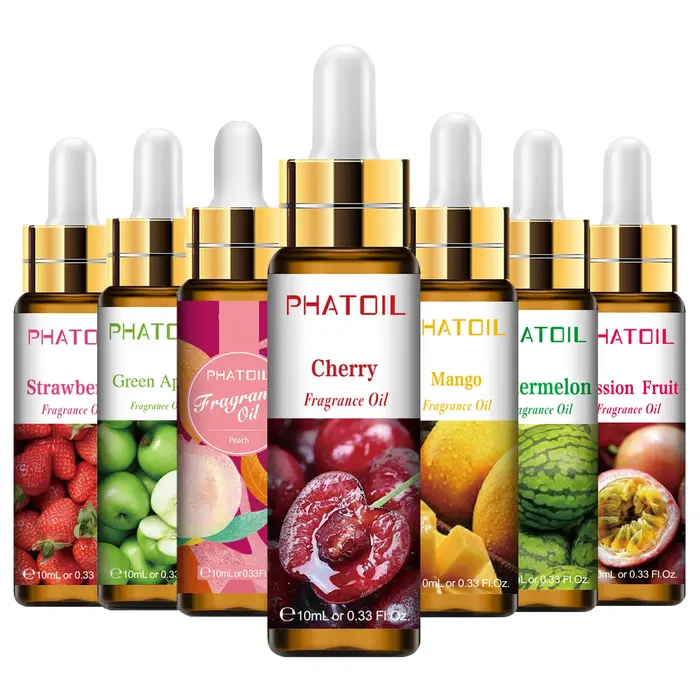 PHATOIL 1/3/9 pièces 10ml huile de parfum de fruits pêche fraise Passion