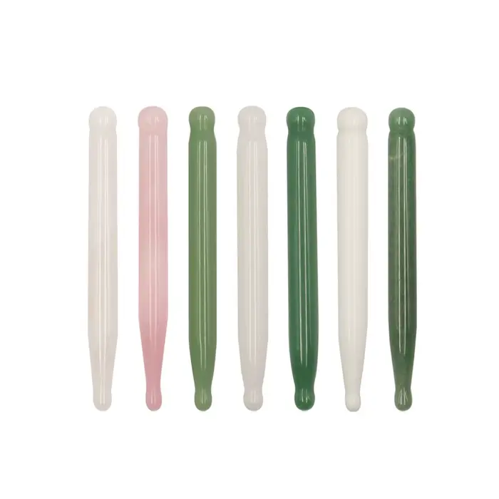Point d'acupuncture du visage en Jade naturel