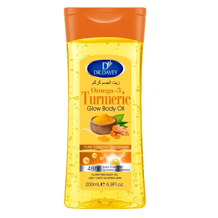 200mlHuile corporelleCharcuma Omega-3 Glow Huile corporelle