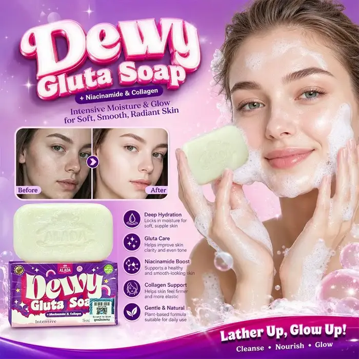 Savon facial au glutathion