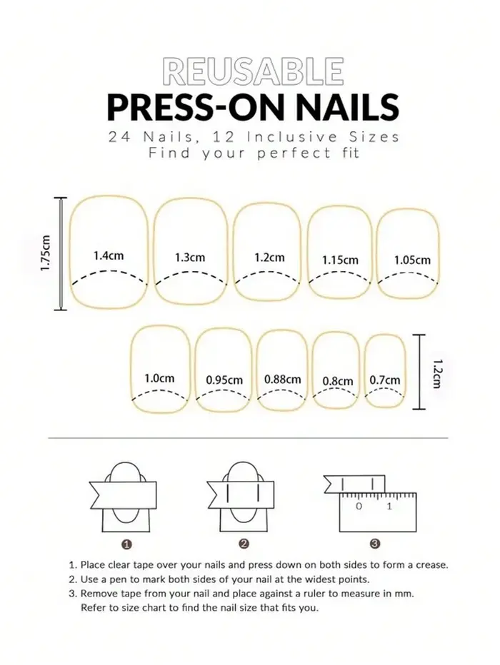24 pièces/ensemble faux ongles carrés courts pour femmes mignon mariée coeur blanc français conseils