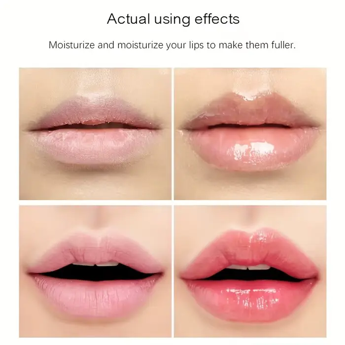 Brillant repulpant pour les lèvres hydratant durable à volume extrême - Formule d'huile minérale nutritive rehausseur