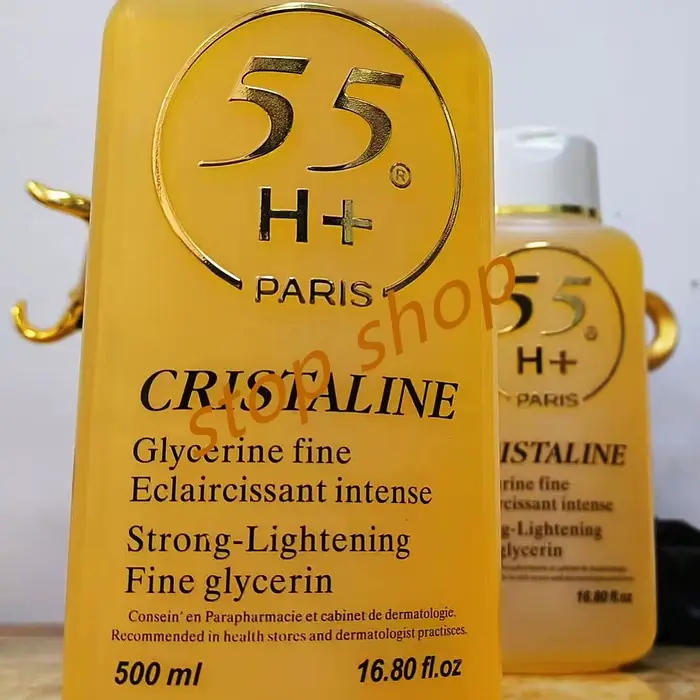 Hydratant Corporel à la Glycérine pour une Peau Éclatante – Lotion Corporelle CRISTALINE 55H+, Huile