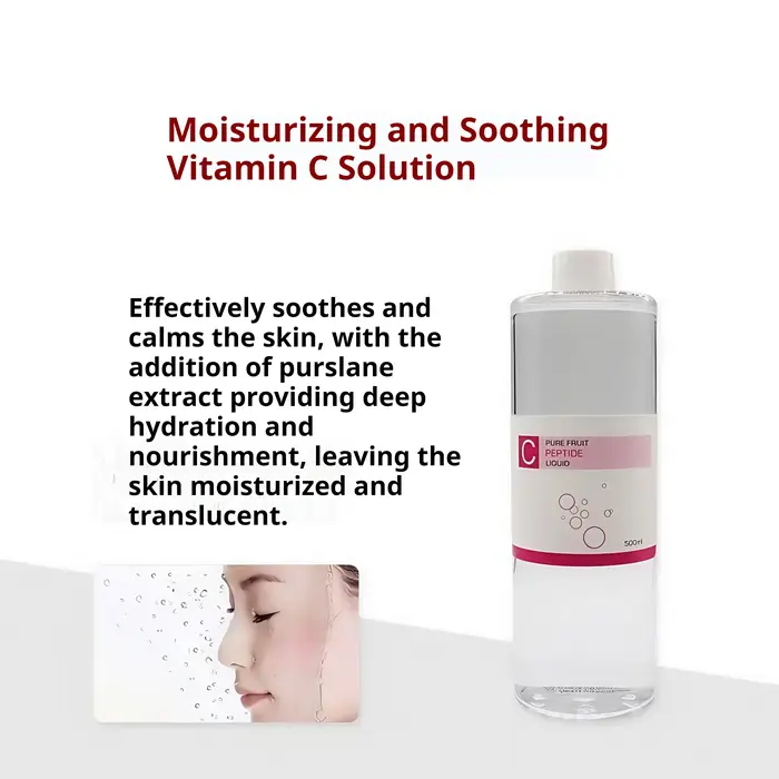 Sérum exfoliant Hydra Aqua Facial 500ml pour machine de soin de beauté par dermabrasion