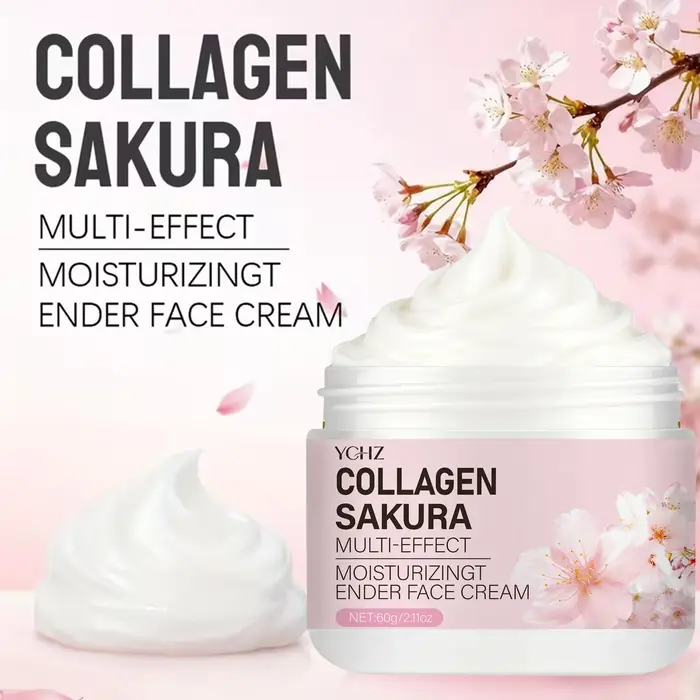 Crème Sakura : Hydratation intense pour peaux sèches