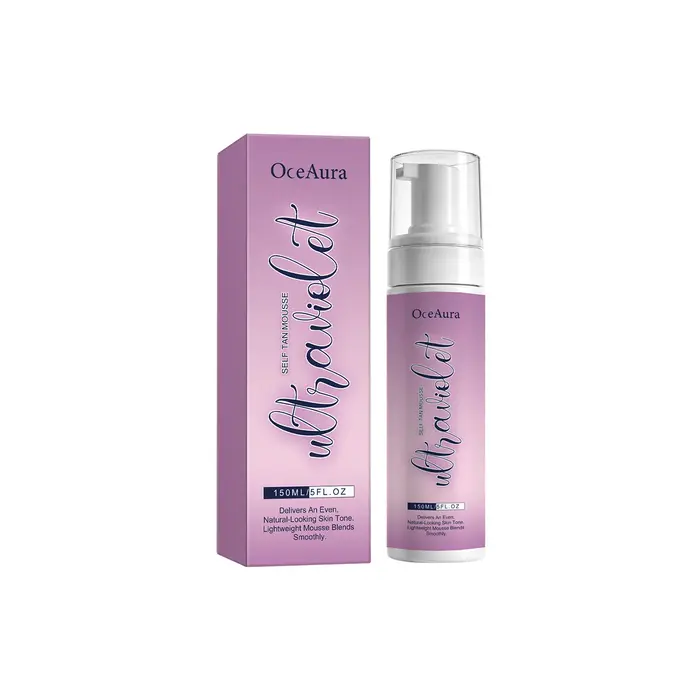 Mousse autobronzante sans soleil, bronzage naturel, autobronzant corporel pour un éclat instantané, 