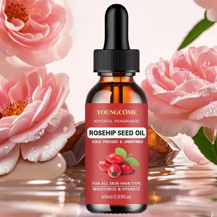 YOUNGCOME – huile de rose musquée cosmétique pour le visage et la peau plus douce et brillante