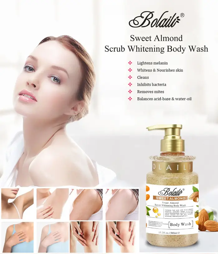 Gel Douche Exfoliant et Hydratant à l'Amande Douce