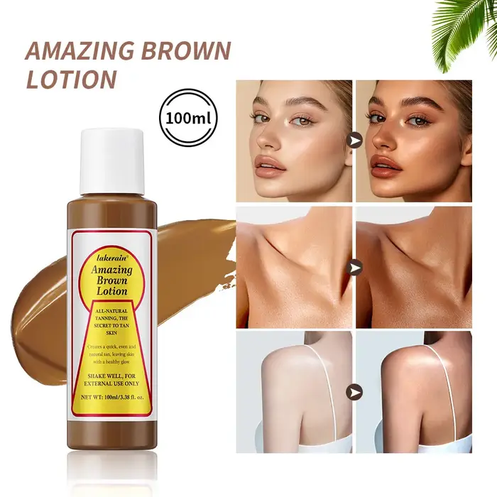 Lotion bronzante imperméable