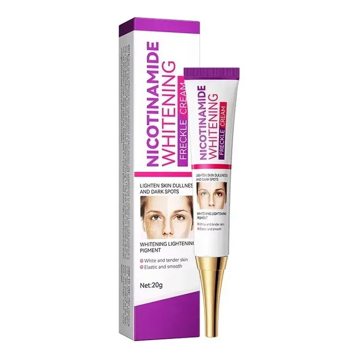 Crème éclaircissante douce à la niacinamide pour la peau, mélanine hydratante, élimine les pigments