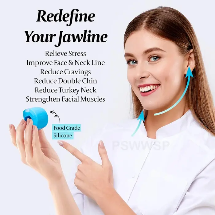 Jawline Exerciseur pour tonifier les muscles de la mâchoire du visage