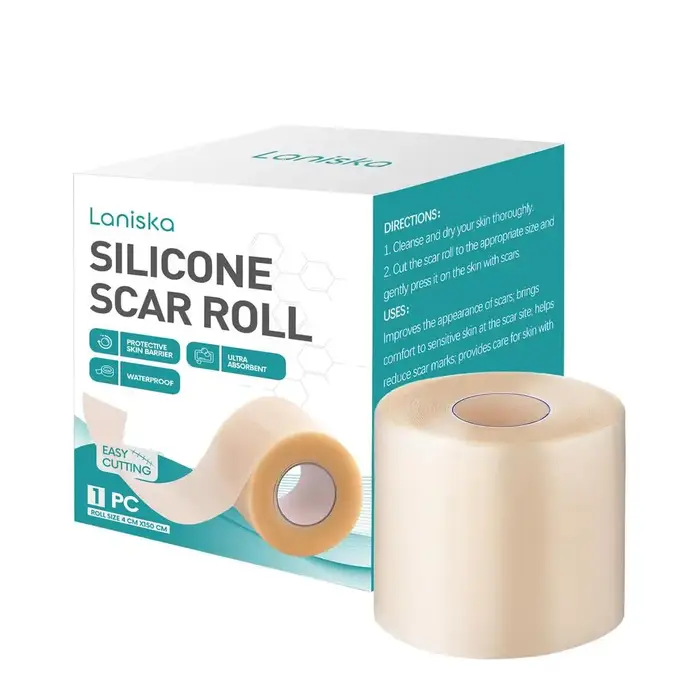 Rouleau hydrocolloïde de Patch de cicatrice de Silicone pour le soin des plaies pansements de Patch 