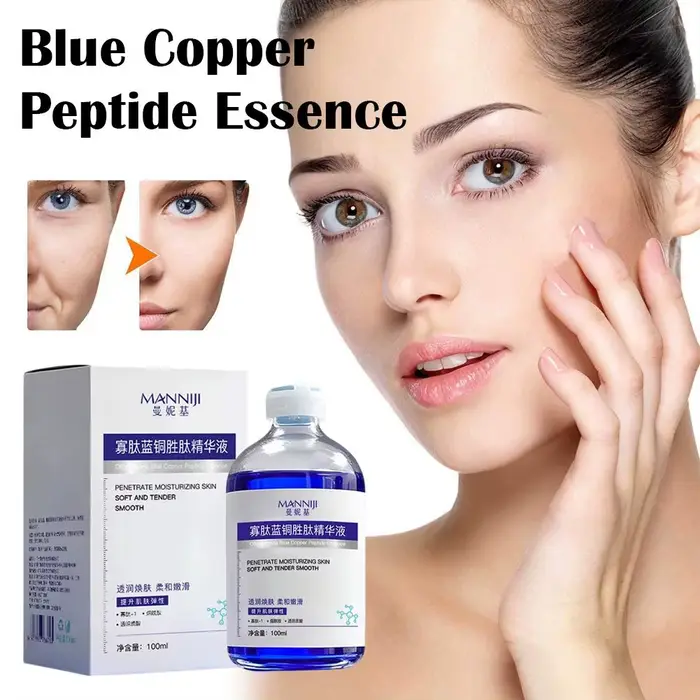 Essence raffermissante et hydratante au peptide de cuivre