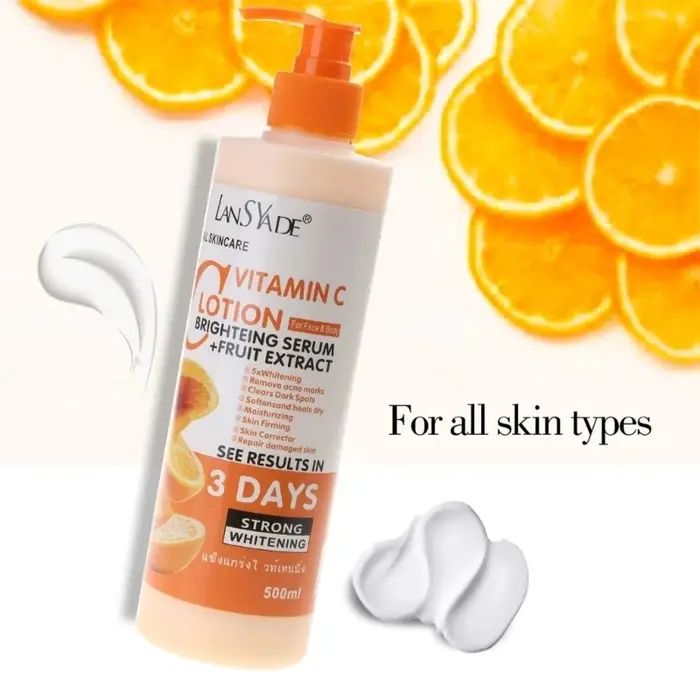 Lotion Corporelle Hydratante et Nourrissante à la Vitamine C