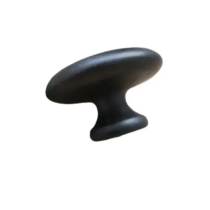 1 pierre brute noire huile de Massage en forme de champignon Spa pierre d'énergie pour le corps Massage du visage pierre rasage dos masseur