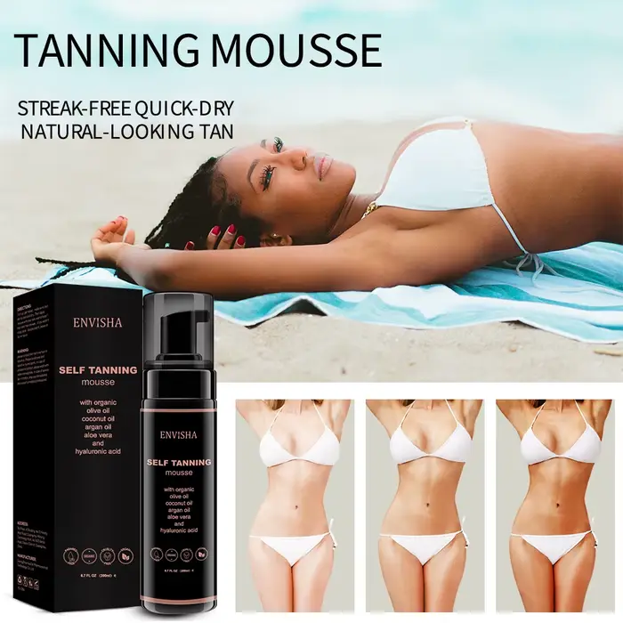 Envsha – Mousse autobronzante pour le visage