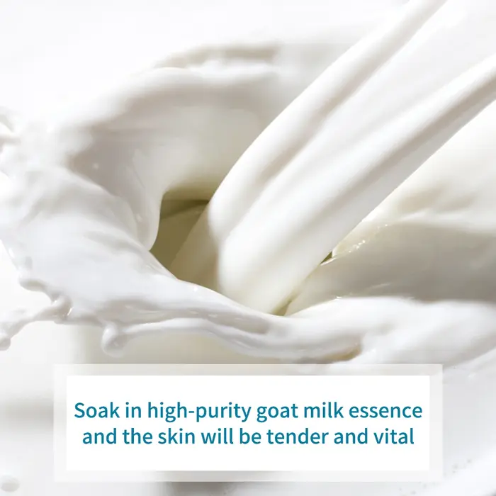 Masque pour les mains au lait de chèvre