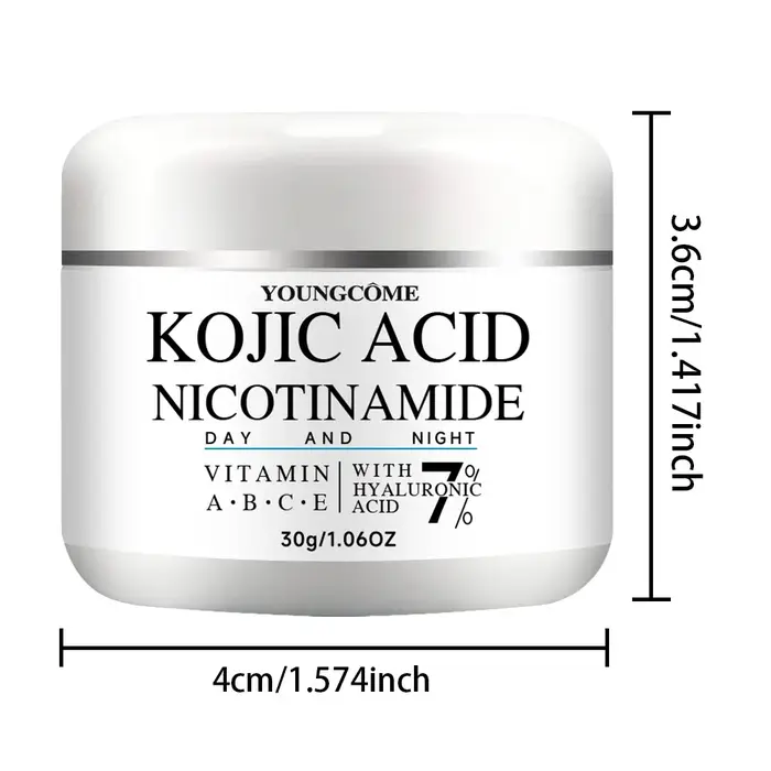 Acide kojique Nicotinamide crème pour le visage hydratant pour le visage Anti-âge lisse réparation d