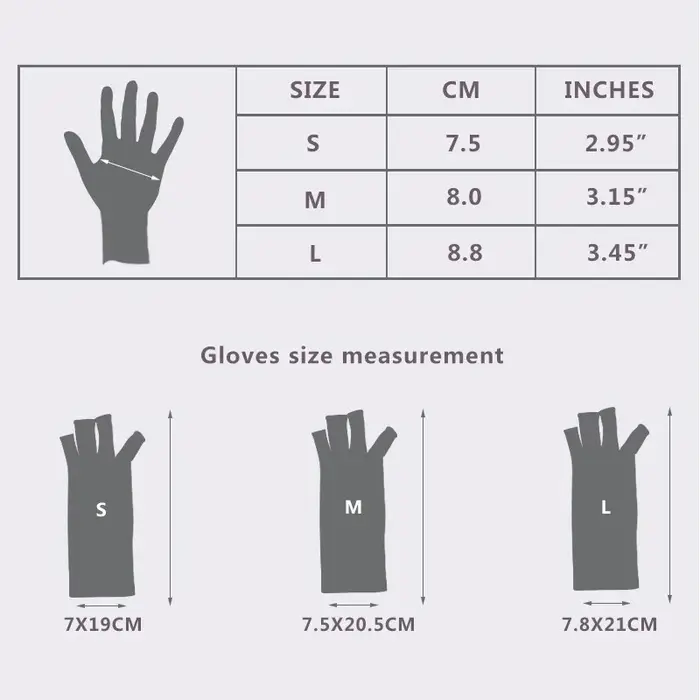 Gants de compression pour l'arthrite