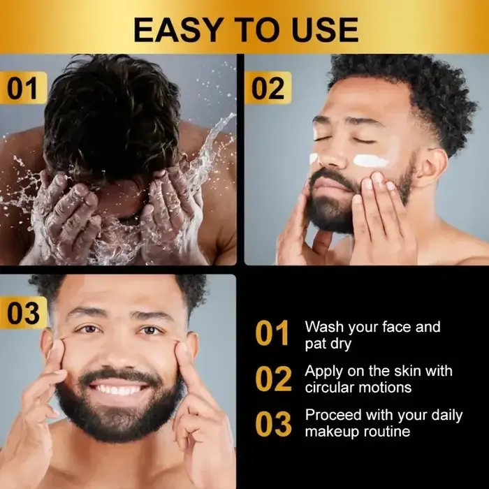 Crème hydratante pour le visage au rétinol pour hommes