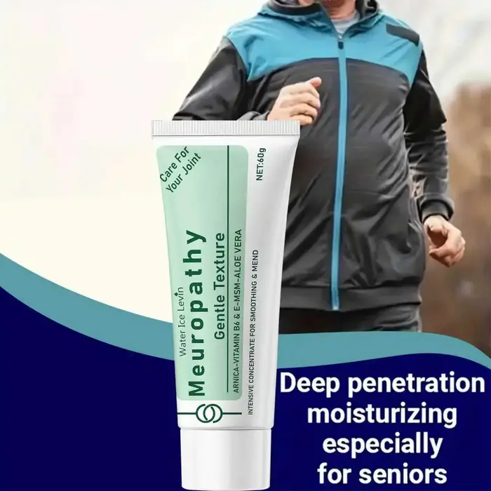 Crème de neuropathie Water Ice Levin à l'arnica et à la vitamine B6 - Concentré intensive pour apaiser l'inconfort nerveux et réparer la peau