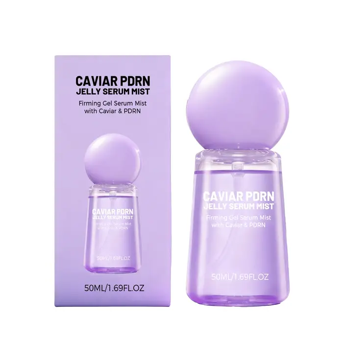 Sérum Brume Gelée au Caviar PDRN Lisse les Rides Sèches Nourrit Hydrate Éclaircit le Teint Resserre 