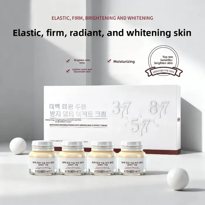 Crème hydratante pour le visage qui éclaircit le teint